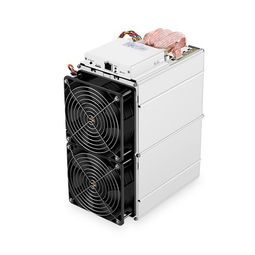 An intricate setup of a high-performance mining rig in action